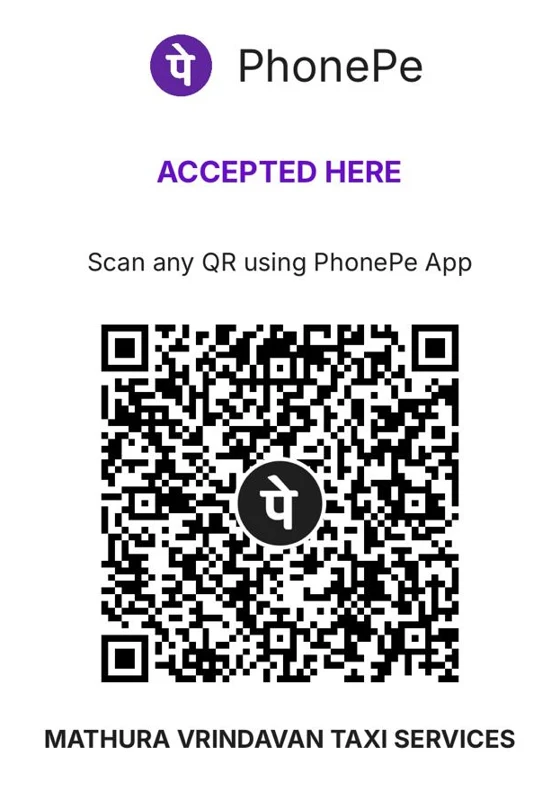UPI QR code of Mathura Vrindavan Taxi Services